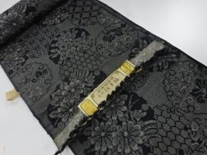 アンティーク　正絹　紬　着尺反物